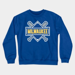 Milwaukee Brewers Baseball Crewneck Sweatshirt